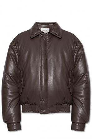 AllSaint rigg biker leather jacket in black