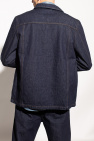 Nanushka Denim Cashmere-silk jacket