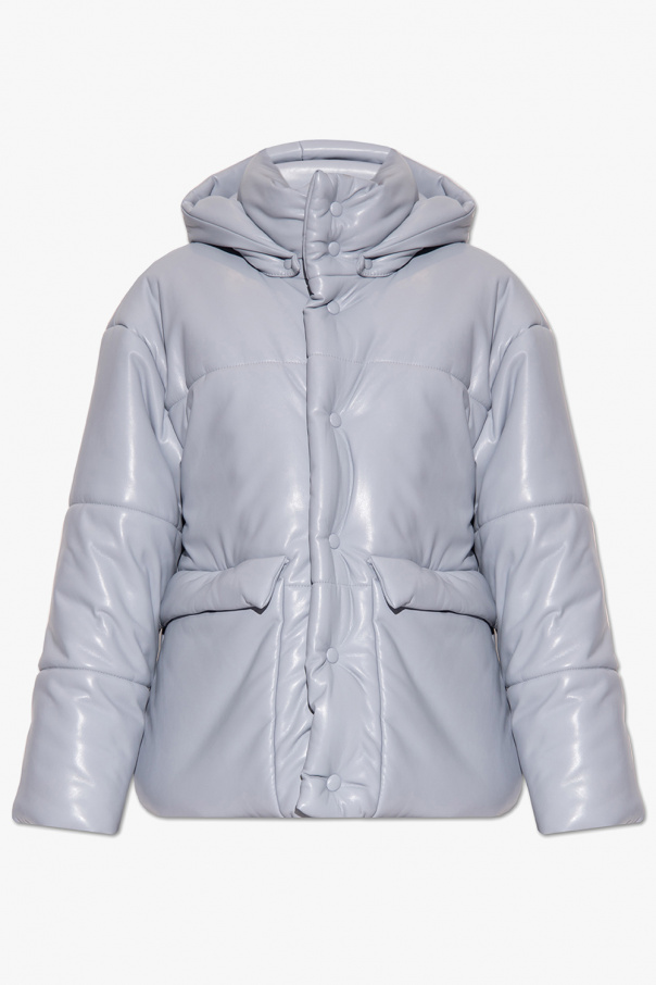 Nanushka ‘Hide’ insulated nylon jacket in vegan leather