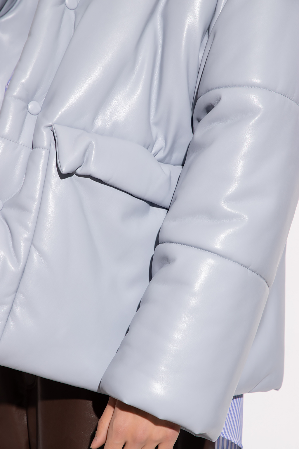 Nanushka ‘Hide’ insulated jacket in vegan leather