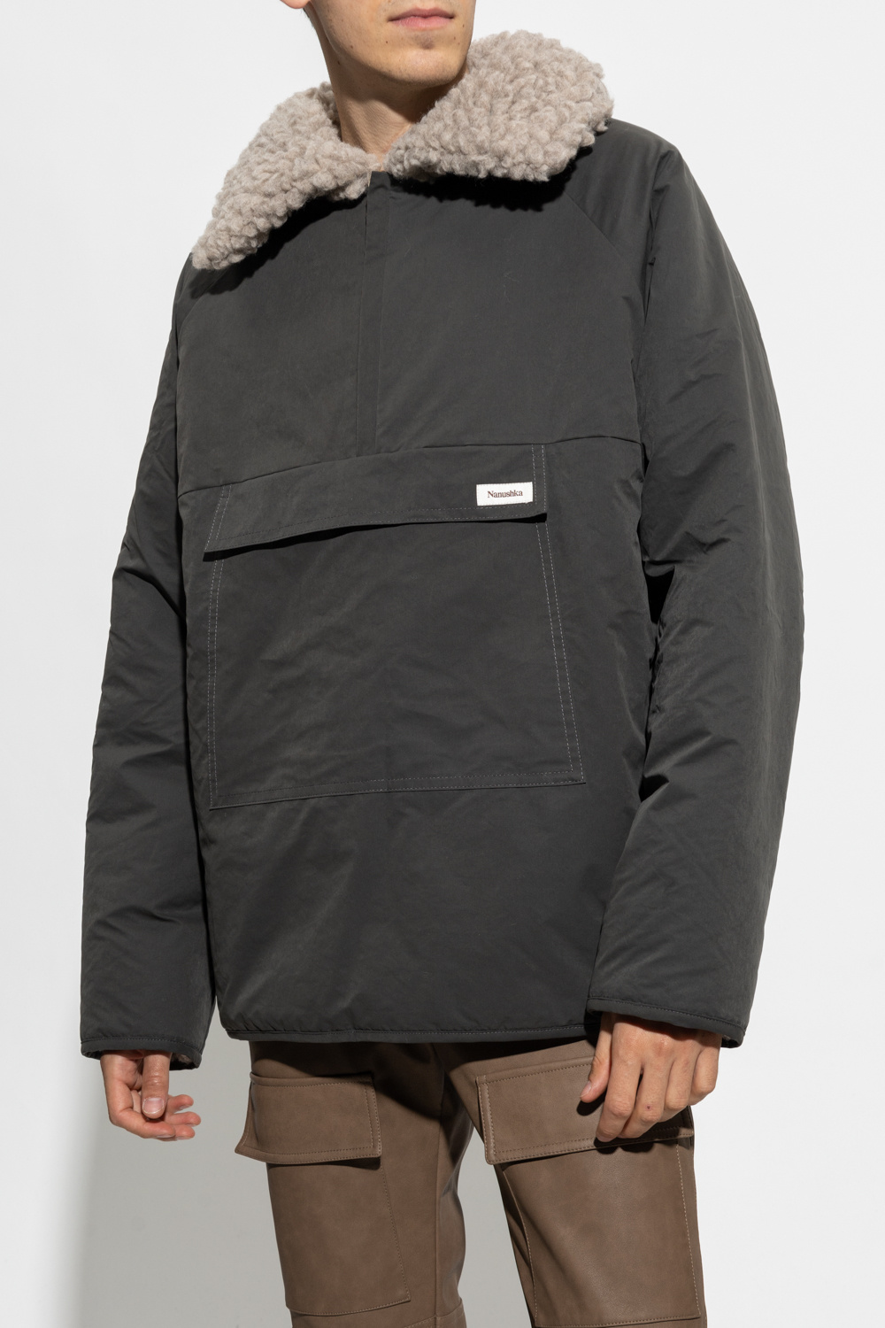 Nanushka ‘Louka’ reversible Licenced jacket