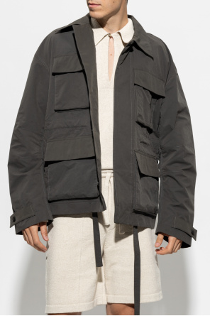 Nanushka ‘Will’ studded jacket with multiple pockets