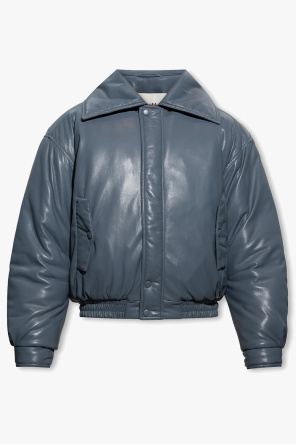 ‘aldo’ vegan-leather insulated jacket od Nanushka