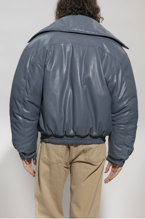 Nanushka ‘Aldo’ vegan-leather insulated jacket