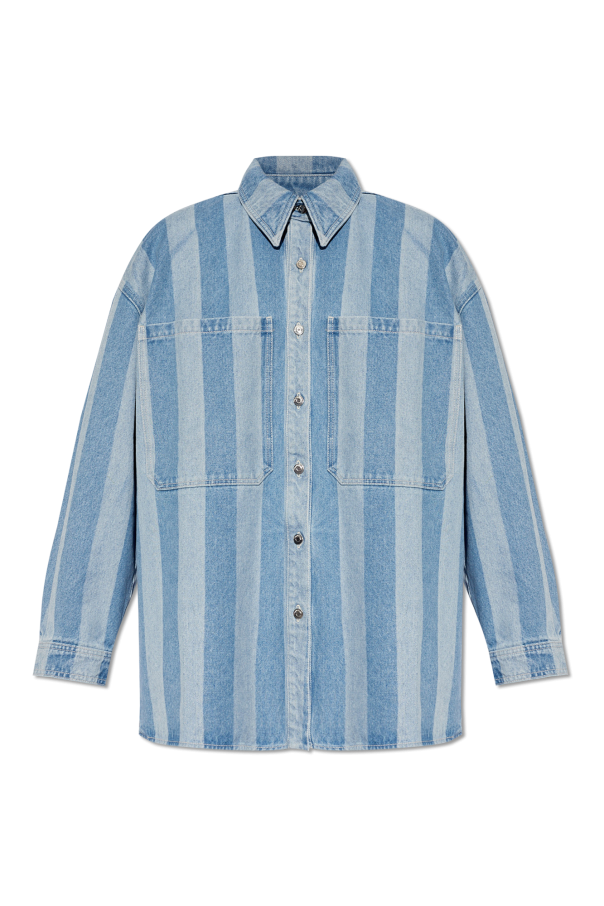 Nanushka Jeansowa koszula ‘Beaux’ typu ‘oversize’