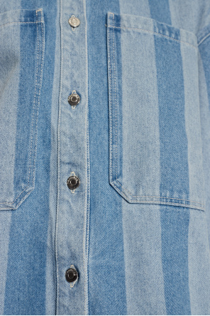 Nanushka ‘Beaux’ oversize denim Cotton shirt