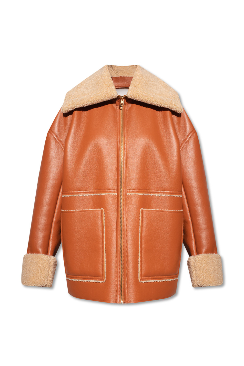 Nanushka Faux shearling jacket