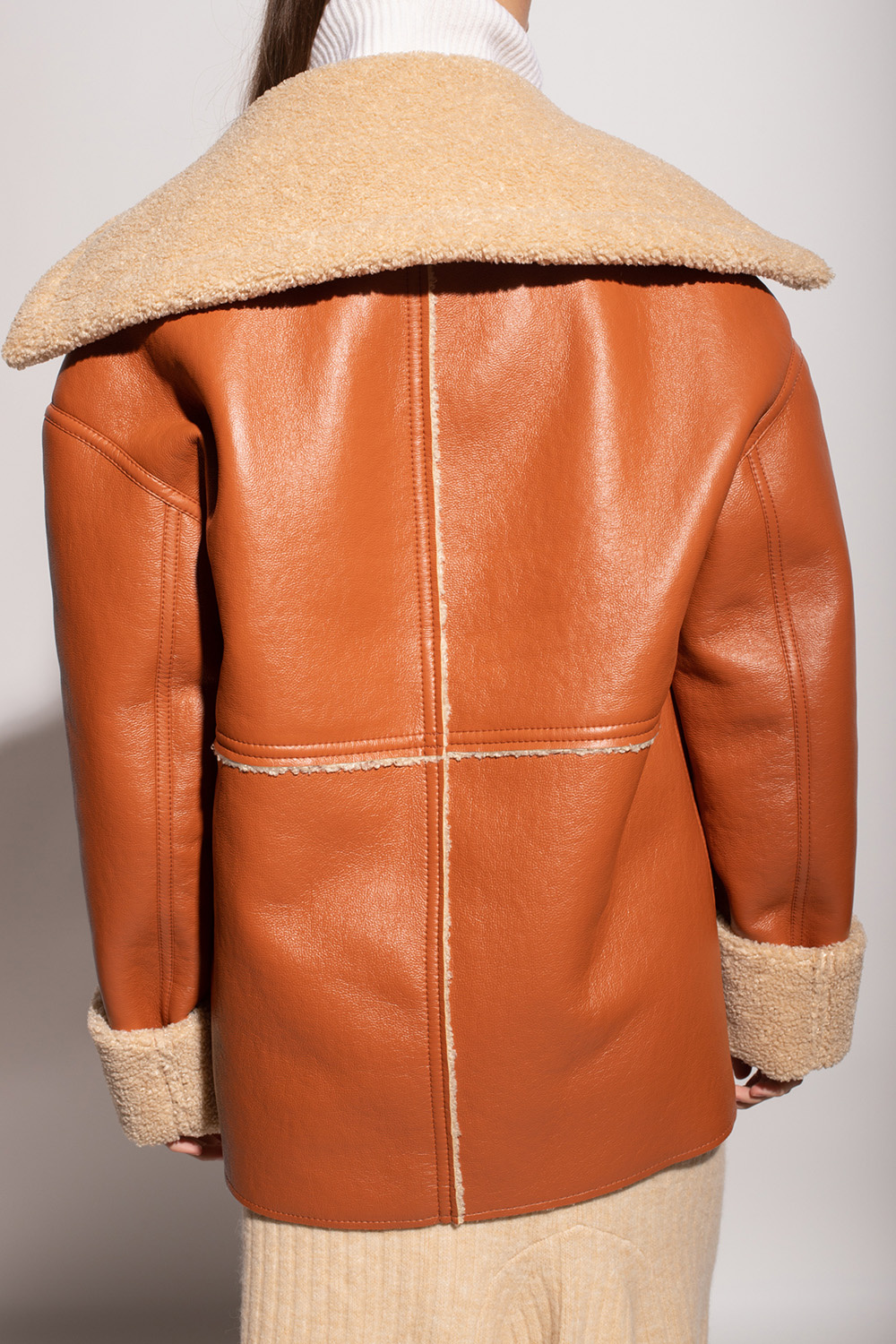 Nanushka Faux shearling jacket