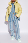 Nanushka YELLOW ‘Aveline’ puffer jacket from vegan leather