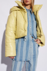 Nanushka YELLOW ‘Aveline’ puffer jacket from vegan leather