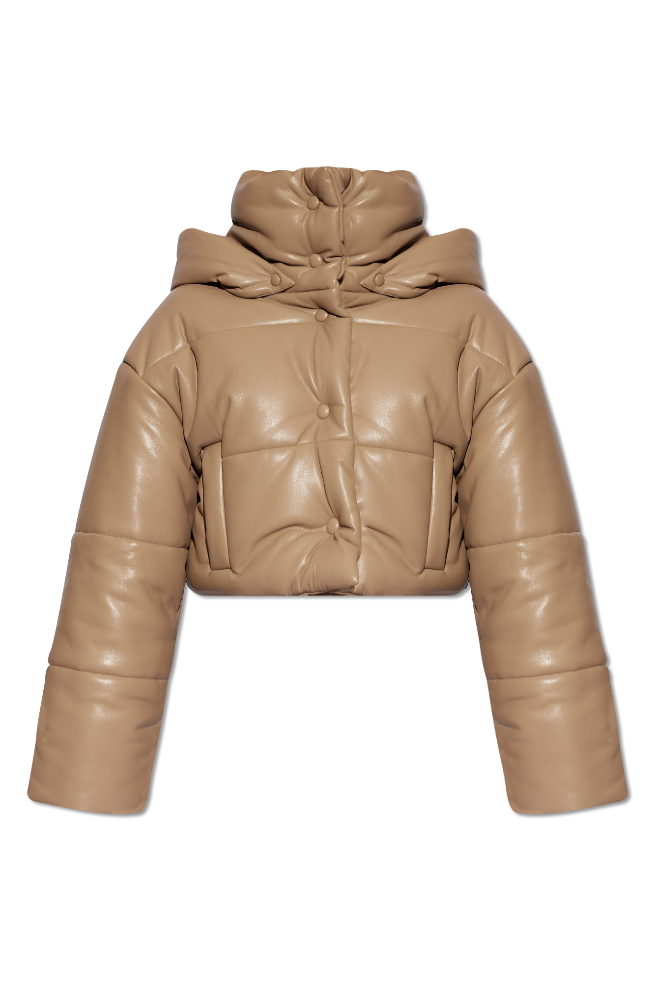 Nanushka ‘Aveline’ puffer jacket from vegan leather