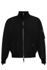 Beeline geometric-pattern fleece hoodie jacket Grün