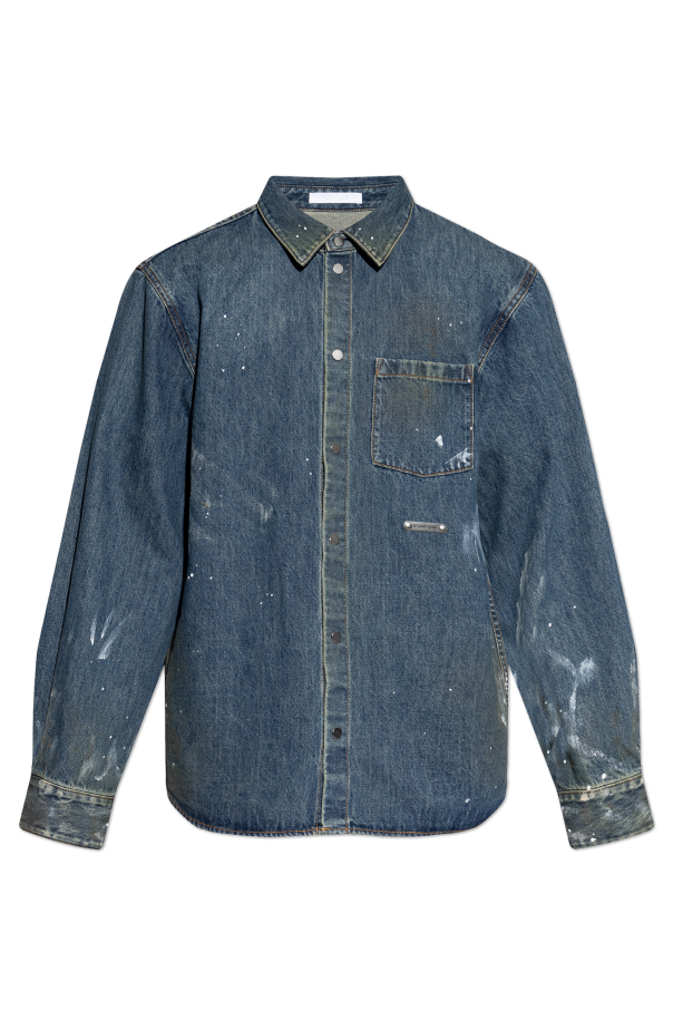 Helmut Lang Denim shirt with vintage effect