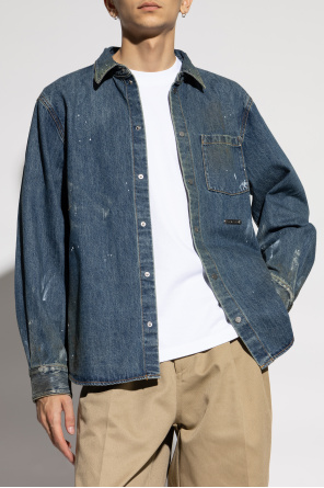 Helmut Lang Denim shirt with vintage effect