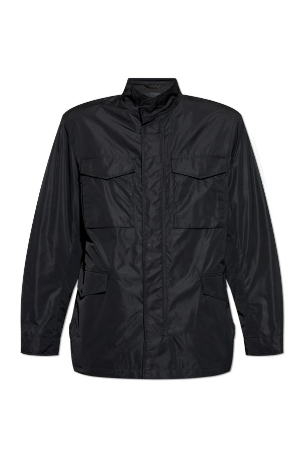 Theory Jacket with stand-up collar