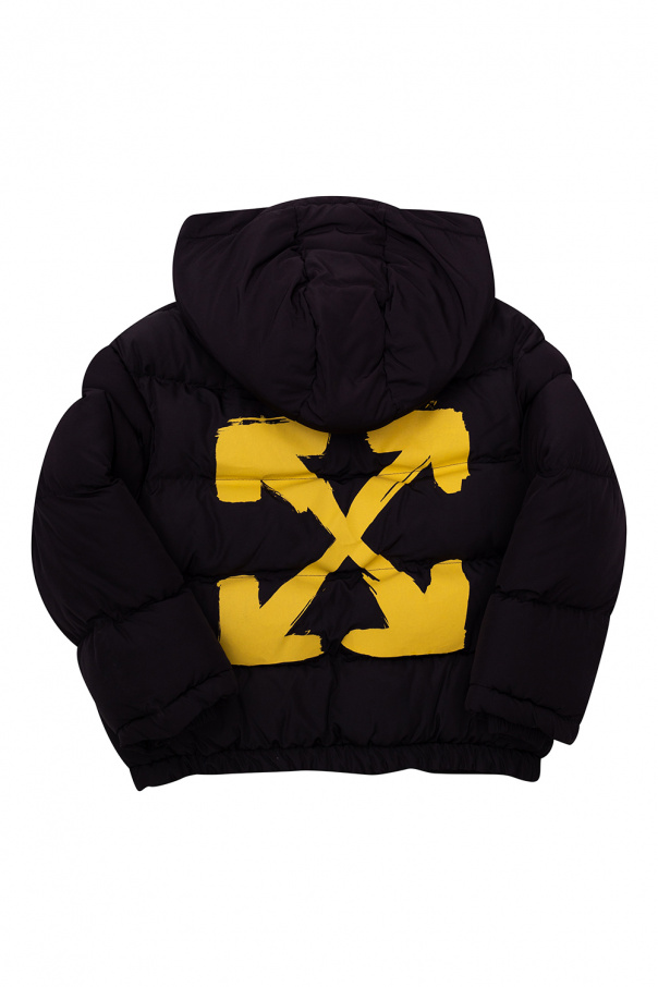 Off-White Kids Hooded jacket with padding