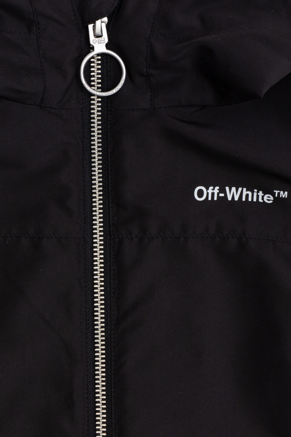 Off-White Kids Hooded track jacket