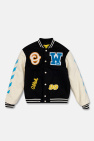 Off-White Kids BLACK Bomber jacket