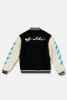 Off-White Kids BLACK Bomber jacket