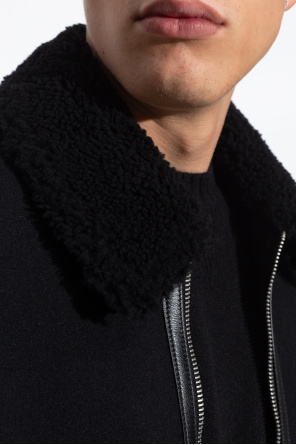 Tom Ford Wool jacket with fur collar