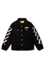 Off-White Kids Denim jacket with logo