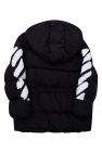 Off-White Kids Hooded Champion jacket with padding