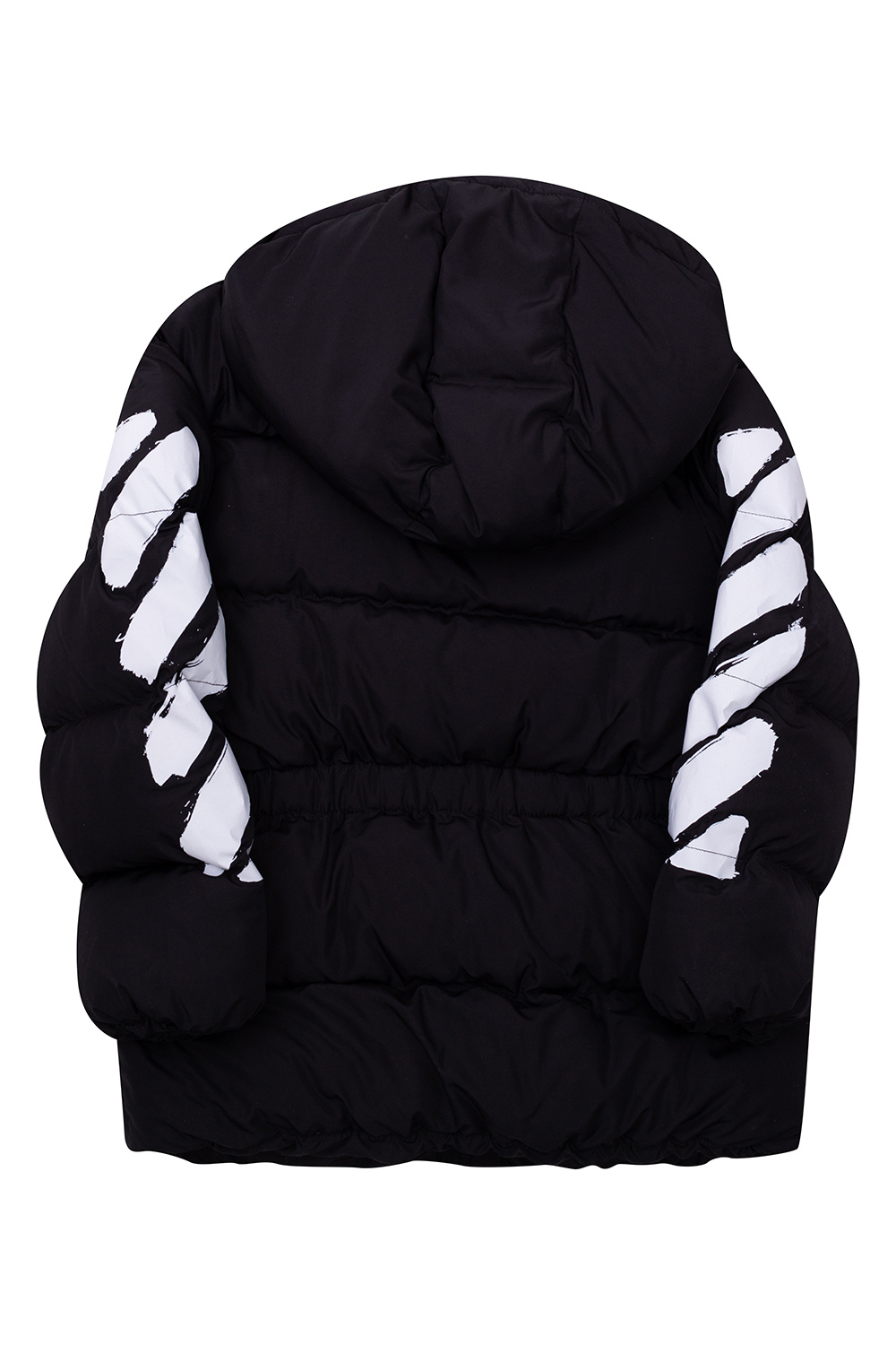 Off-White Kids Hooded sportswear jacket with padding