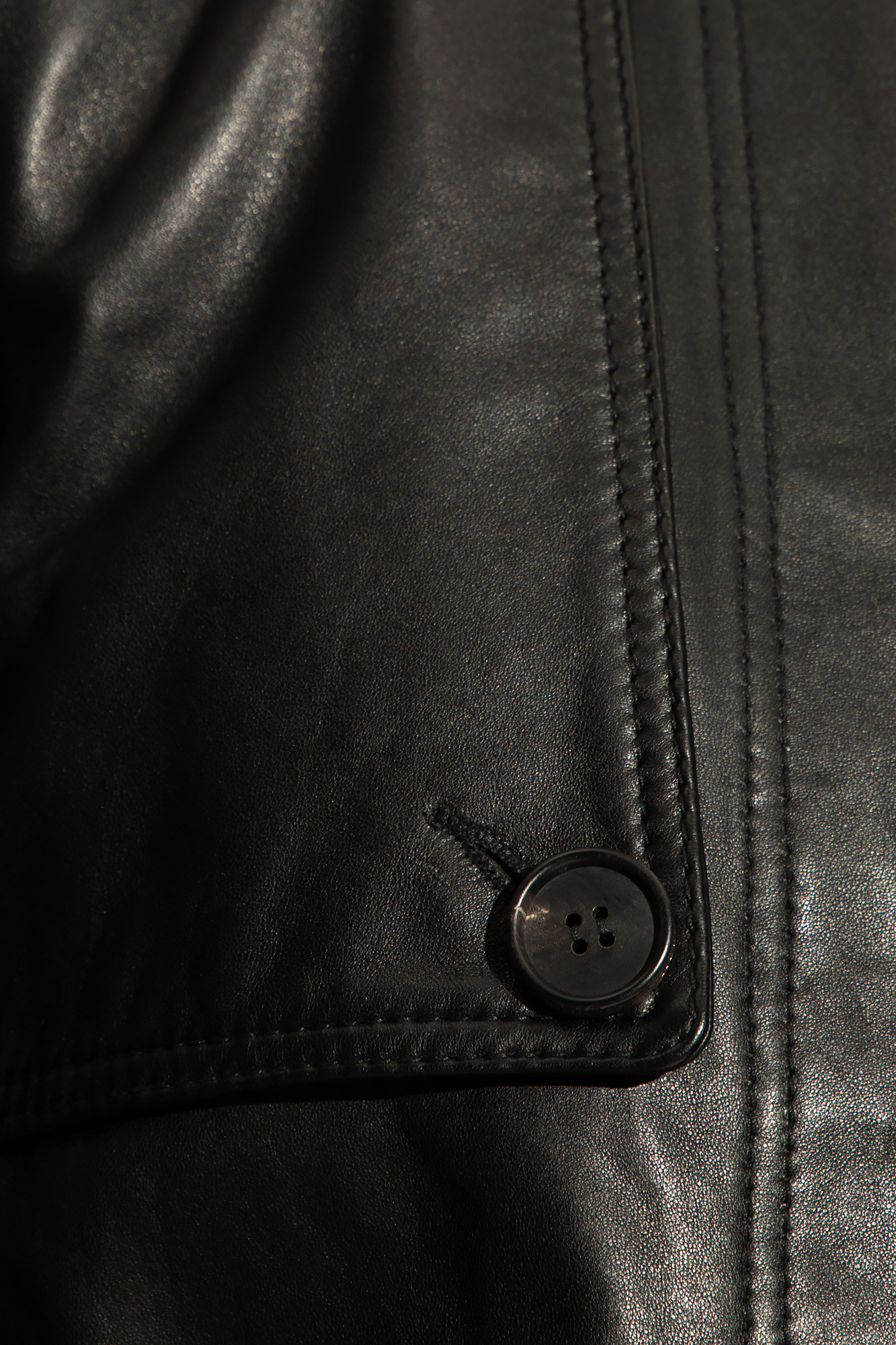 AllSaints ‘Okena’ leather coat