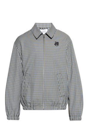 Jacket with checkered sack od Maison Kitsuné