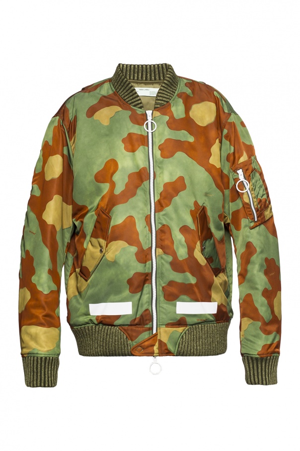 CAMO WHITE/GOLD BOMBER JACKET – AYAbyDK