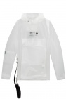 off white rain jacket clear