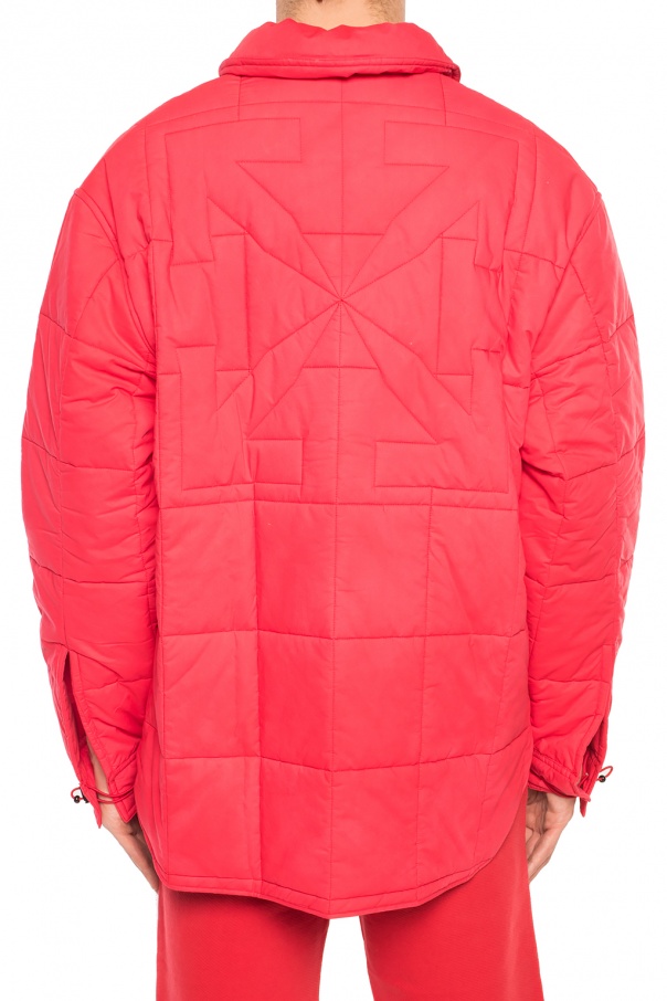 off white quilted jacket