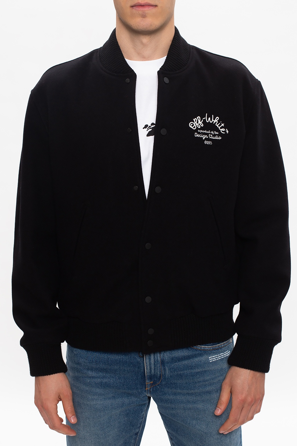 Wool jacket Off-White Black size M International in Wool - 29067347