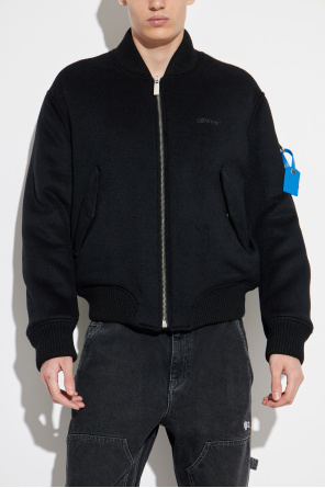 Off-White Jacke mit Logo