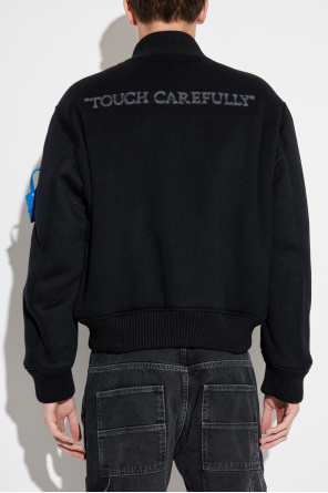 Off-White Jacke mit Logo