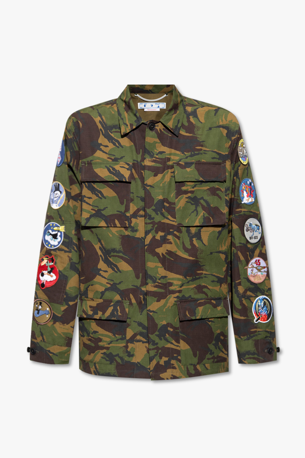 Off-White Camo pajama-style jacket