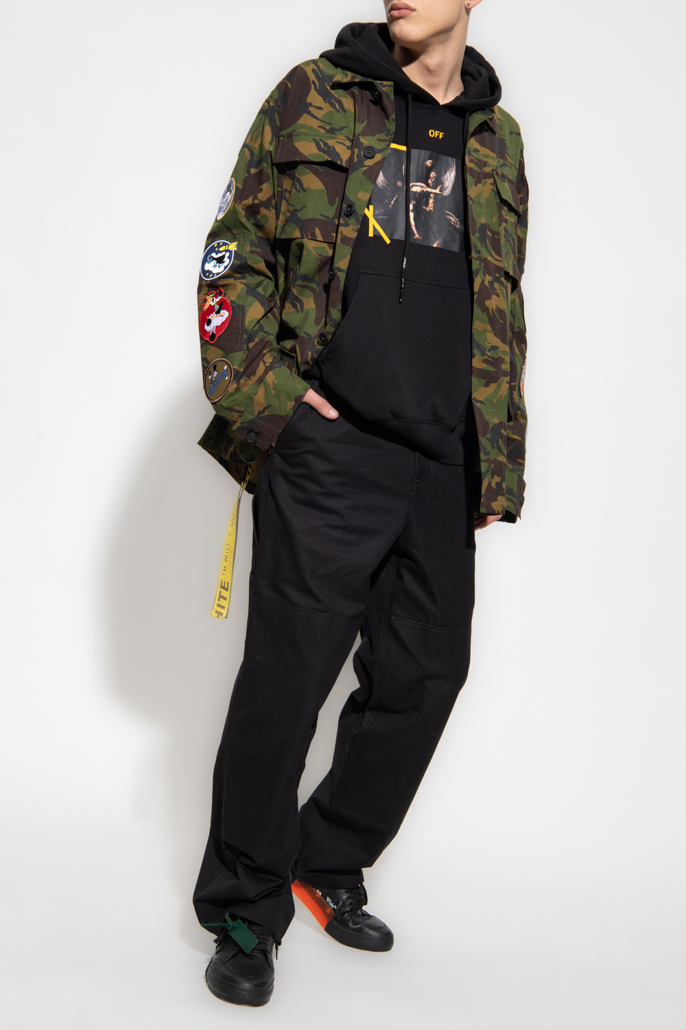 Off-White Camo pajama-style jacket