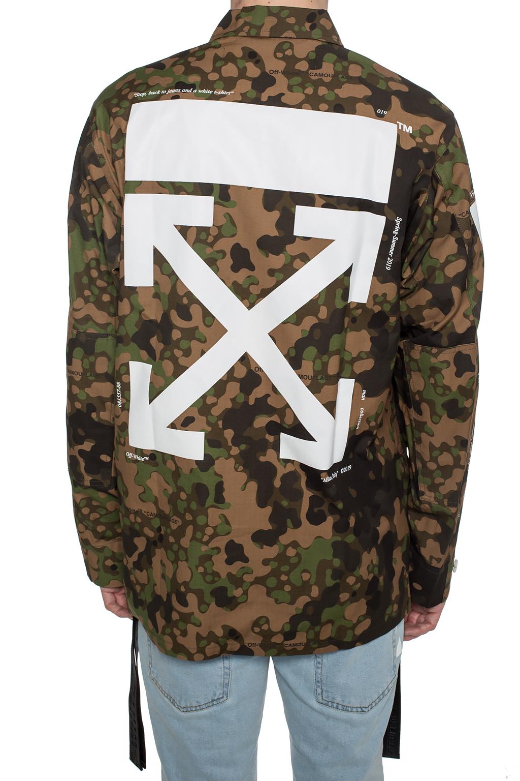 off white camo jeans