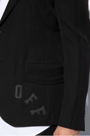 Off-White Wool blazer with logo