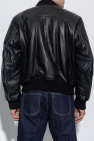 Off-White BLACK Leather jacket