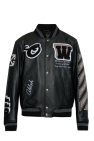 Off-White BLACK Jacket with logo