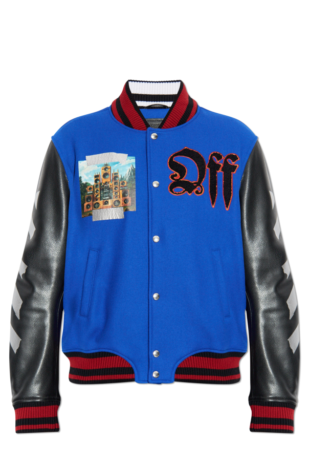 Jacket made from combined materials od Off-White