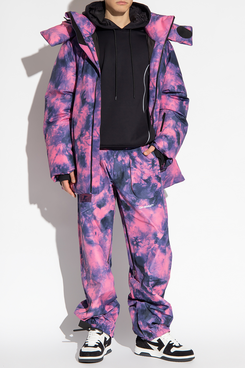 Off-White Tie-dye ski jacket