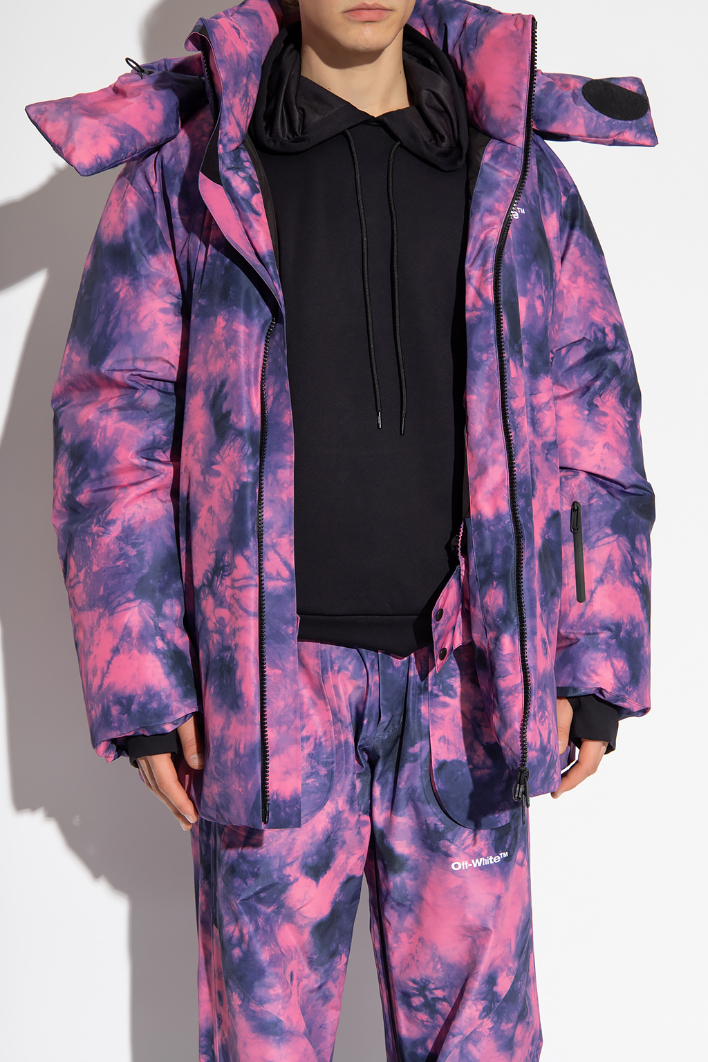 Off-White Tie-dye ski jacket