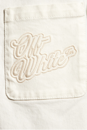 Off-White Denim shirt print with logo