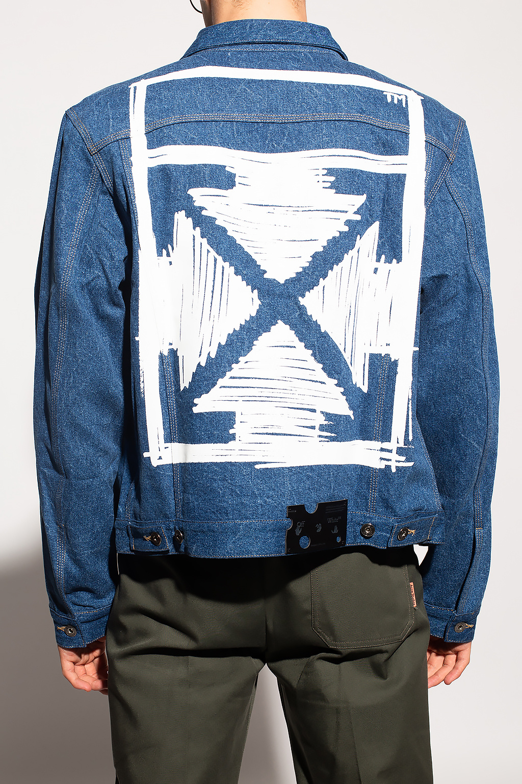 Off-White Denim Drkshdw jacket with logo