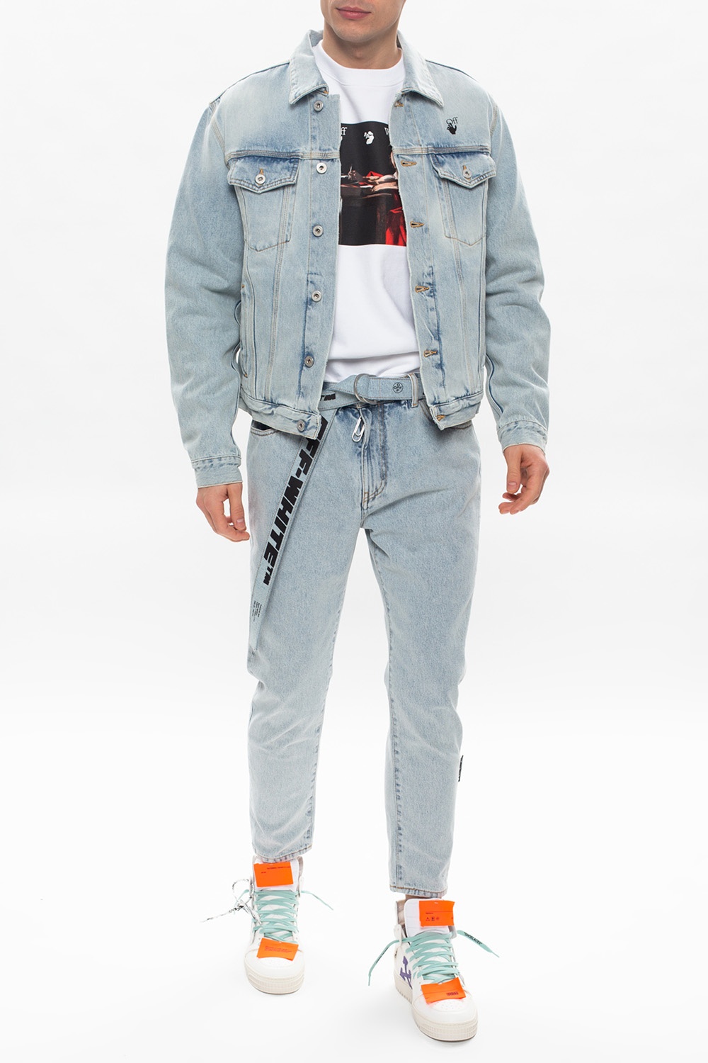 Off-White Denim jacket with logo