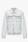 Louise Misha patchwork-detail button-fastening jacket Blau