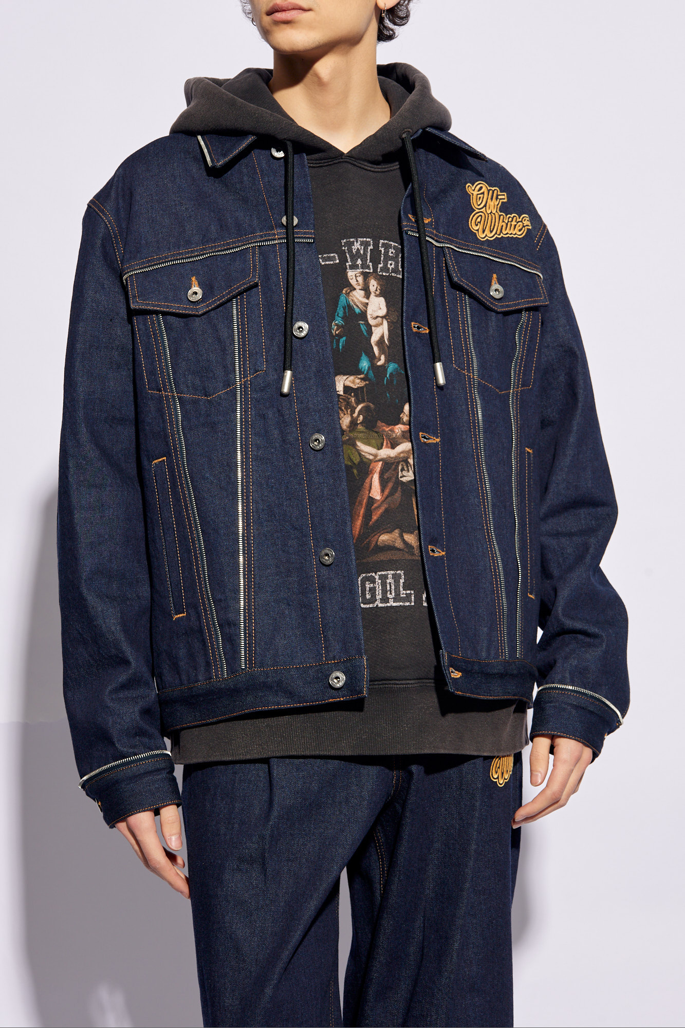 Off-White Denim jacket with logo