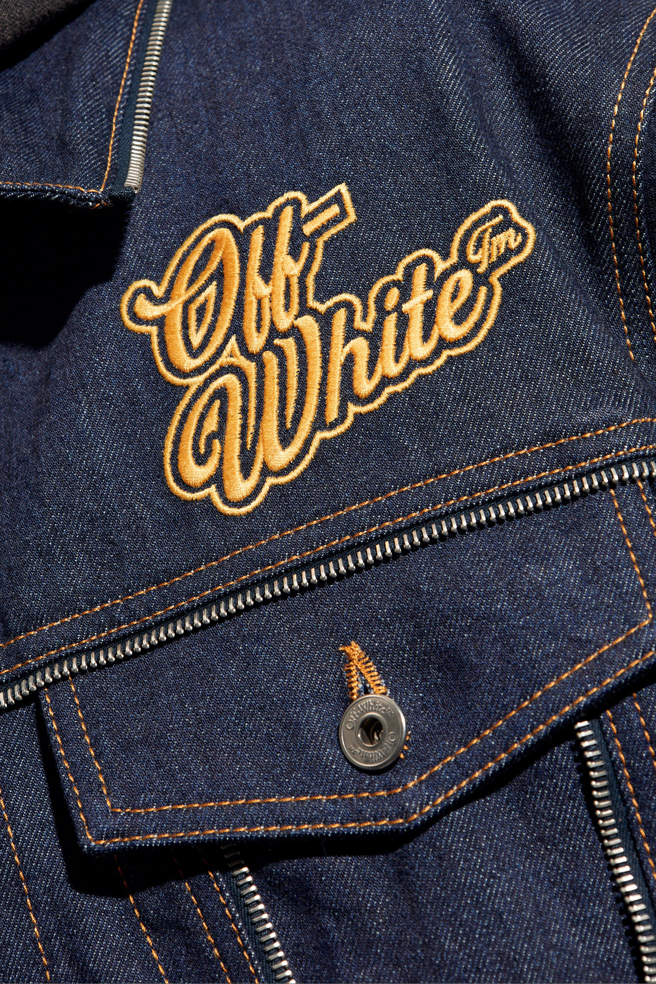 Off-White Denim jacket with logo